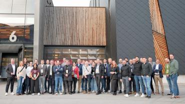 La delegazione dalla Stiria presso l’azienda Rothoblaas
