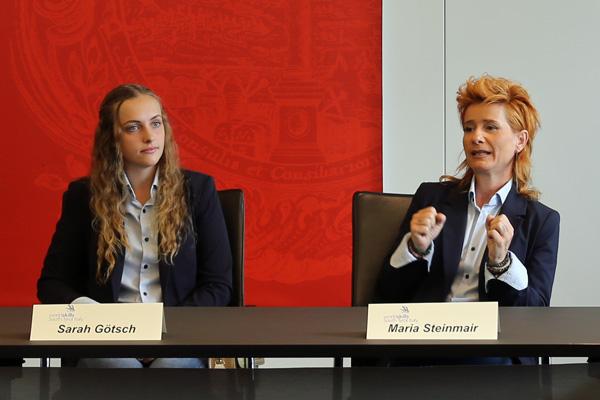 Sarah Götsch und Maria Steinmair Sarah Götsch und Maria Steinmair