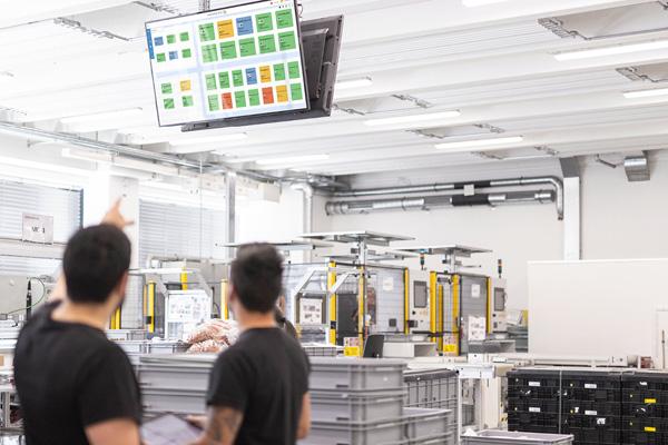 Visual Shop Floor bei Intercable