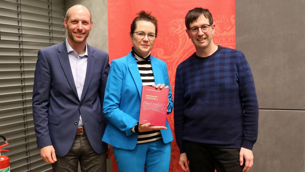 Universitätsprofessor/innen Nikolaus Janovsky, Ulrike Stadler-Altmann und Paul Resinger