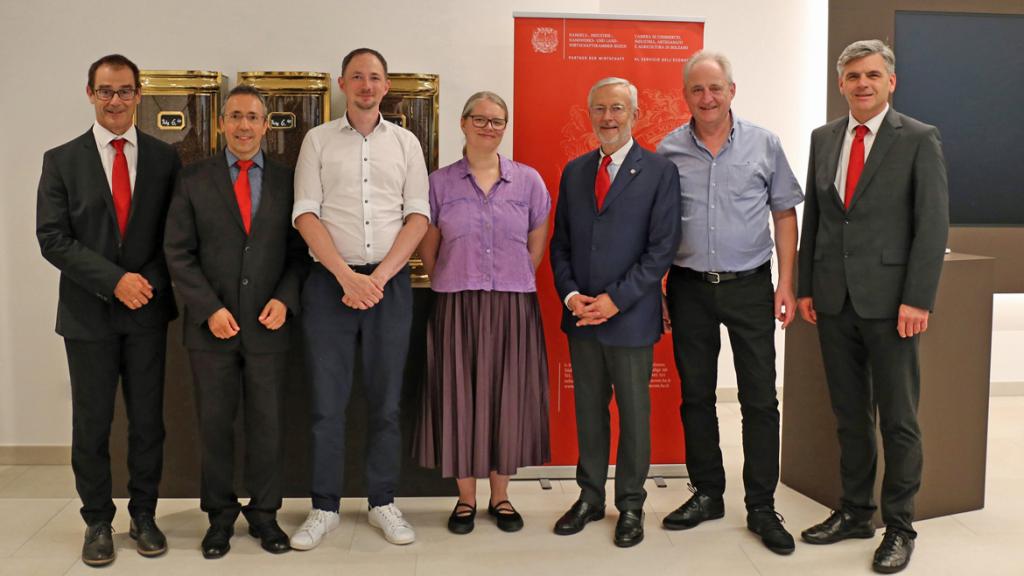Alfred Aberer, Urban Perkmann, Stefan Schreyögg, Manuela Grünangerl, Michl Ebner, Peter Schreyögg, Georg Lun