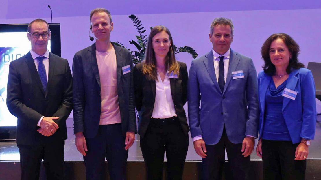 v.l.n.r.: Alfred Aberer, Jens Strüker, Margit Lintner, Giuliano Tomiazzo und Irmgard Lantschner v.l.n.r.: Alfred Aberer, Jens Strüker, Margit Lintner, Giuliano Tomiazzo und Irmgard Lantschner