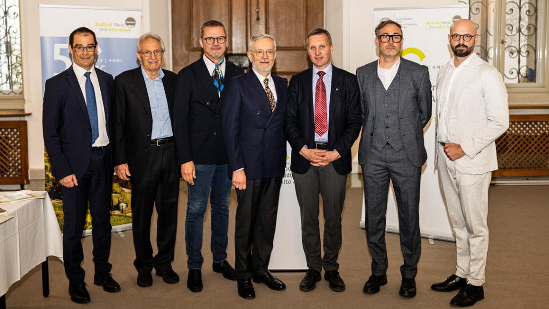 Alfred Aberer, Josef Rottensteiner, Martin Foradori, Michl Ebner, Luis Walcher, Andreas Kofler, Eduard Bernhart