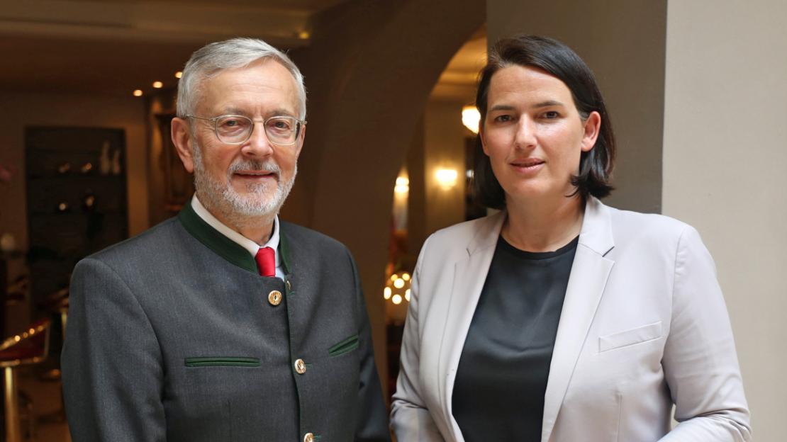Michl Ebner und Barbara Thaler