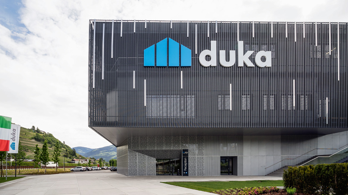 L’azienda duka, con sede a Bressanone
