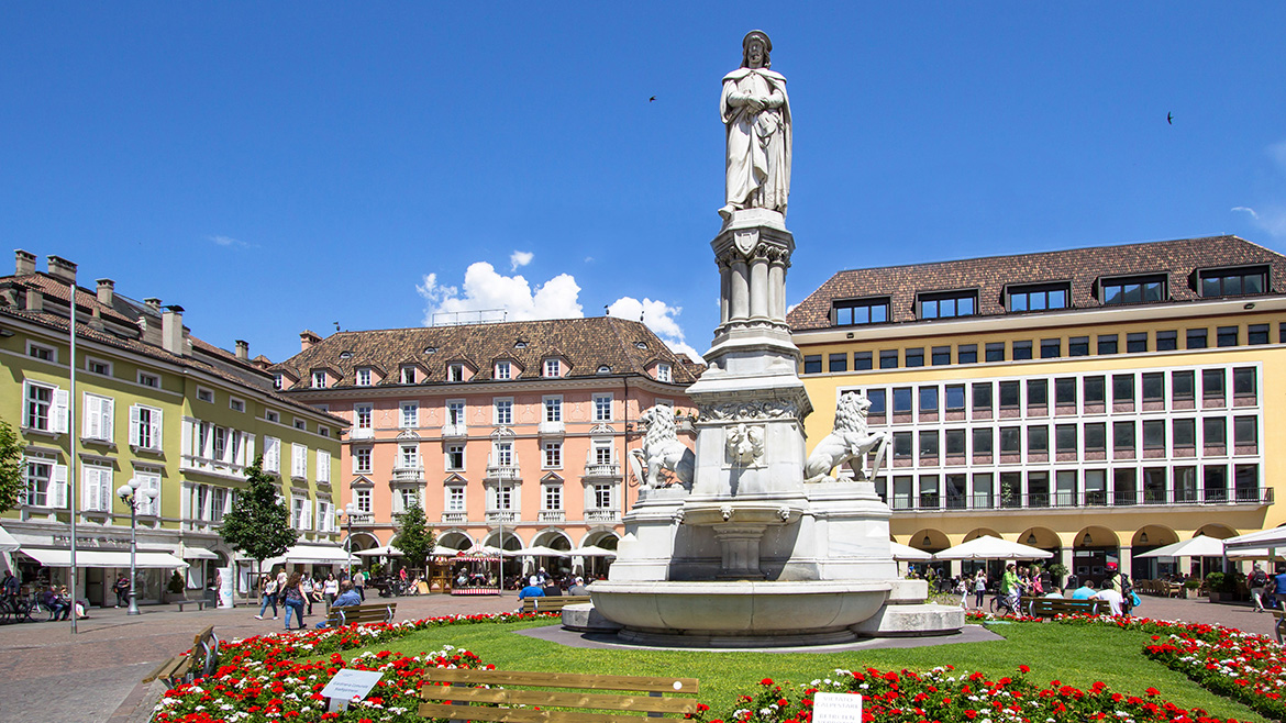 Waltherplatz in Bozen Waltherplatz in Bozen
